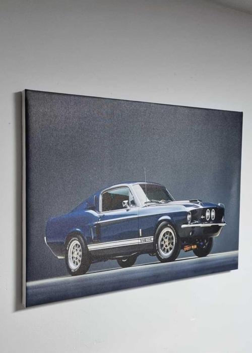 Klasik Araba Temalı Kanvas Tablo 50X70 Cm