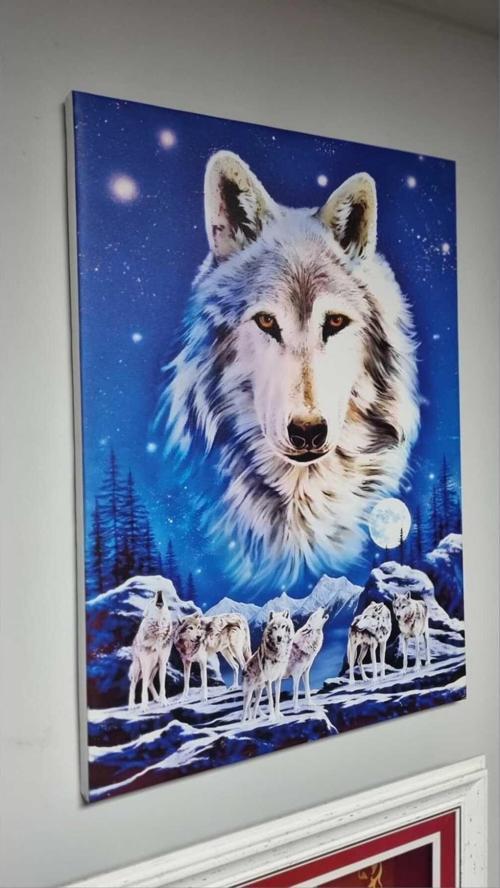 Kurt Temalı Kanvas Tablo 50X70 Cm