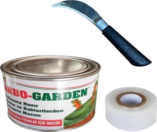 Hazır Aşı Macunu Kullanıma 250 Gr Aşı Testeresi Aşı Bağlama Bandı 4 mm 135 Metre Şeffaf