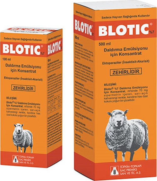 Blotik Blotic Bit Pire Kene Uyuz Sinek Ilacı 100ML