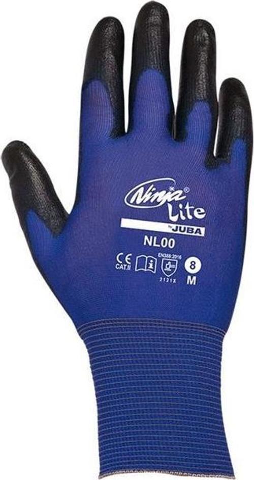 -NL00 Nylon Astarlı, İnce PU Kaplı İş Eldiveni