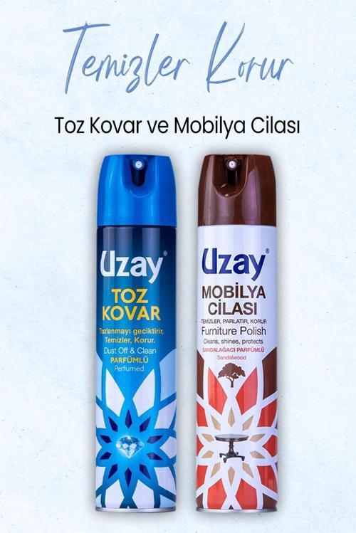 Toz Kovar Parfümlü 300 ml ve Mobilya Cilası Sandalağacı 300 ml