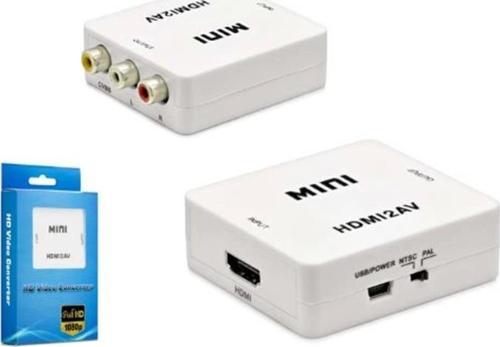 HDX1281 HD VIDEO CONVERTOR HDMI (IN) TO AV (OUT) BEYAZ