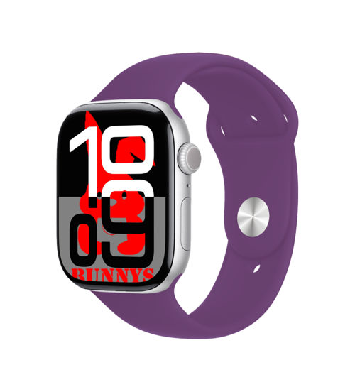 Apple iPhone 15 Uyumlu Mor Akıllı Saat Watch10 2025 Hediyeli AMOLED EKRAN