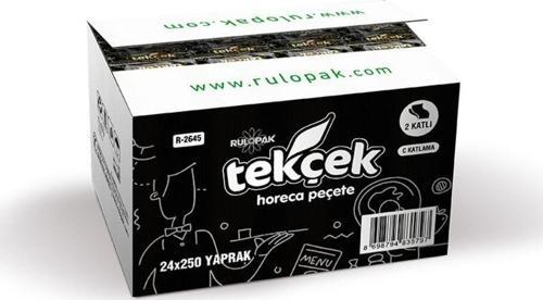 Tekçek Horeca Maxi Dispenser Peçete 2 Katlı 250 Yaprak 24'Lü Paket