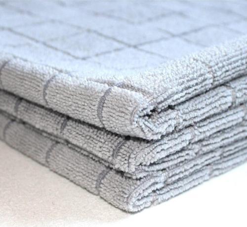 Mikrofiber Yer Bezi Gri 3'Lü