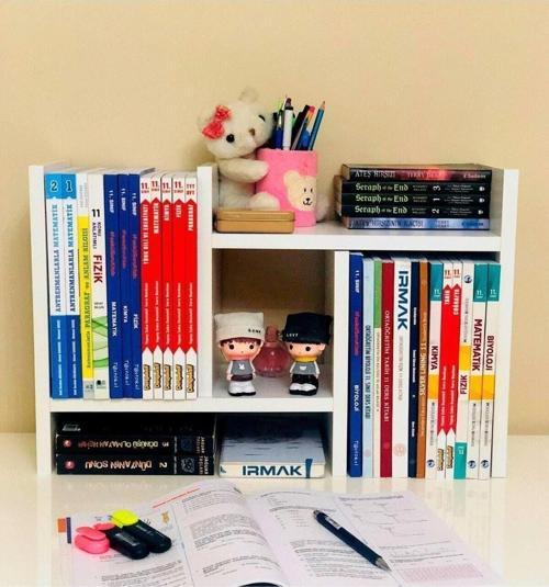 Tidy Ayarlanabilir Kitaplık Masa Üstü Kitaplık Tezgah Üstü Düzenleyici Organizatör
