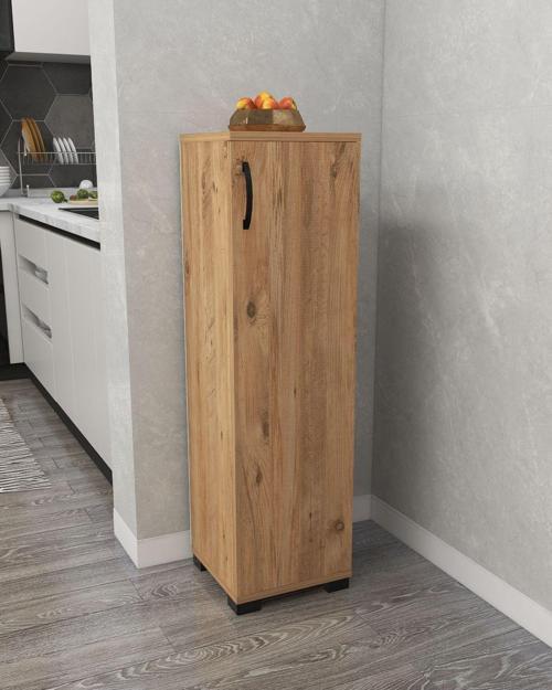 IRMAK DÜNYASI Çok Amaçlı Tek Kapaklı Mini Dolap Erzak Dolabı Banyo Dolabı
