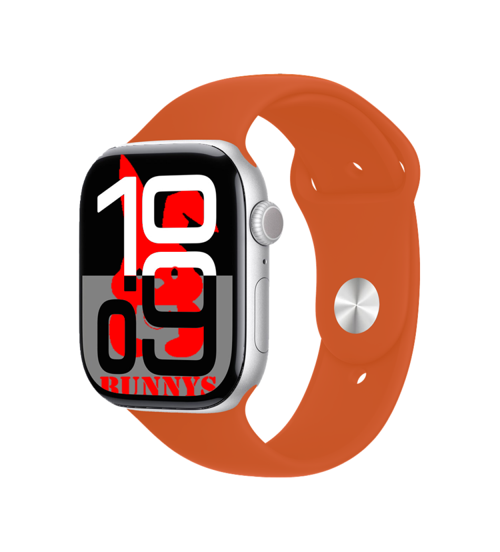Apple iPhone 13 Pro Max Uyumlu Turuncu Akıllı Saat Watch10 2025 Hediyeli AMOLED EKRAN