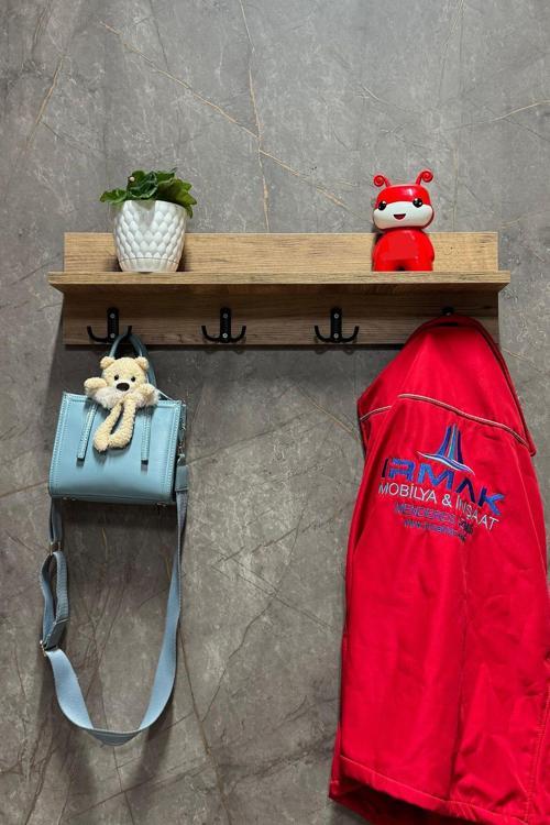 Irmak Mobilya Duvar Askılığı Hol Koridor Mutfak Banyo, Havlu, Elbise Askılık