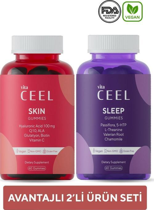 Skin Gummies Cilt Vitamini - Sleep Gummies 60 Gummies