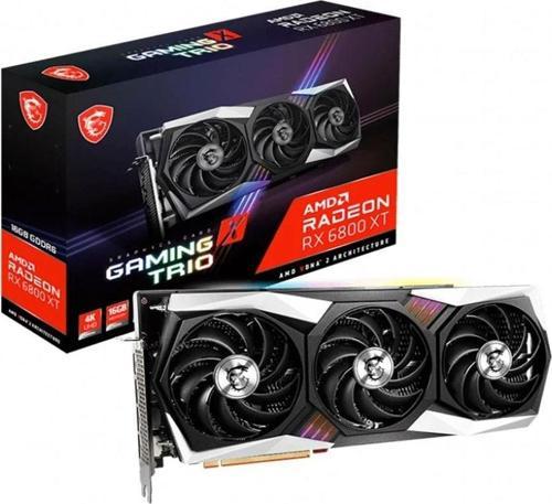 RADEON RX 6800 GAMING X TRIO 16GB GDDR6 256bit DX12 AMD Ekran Kartı