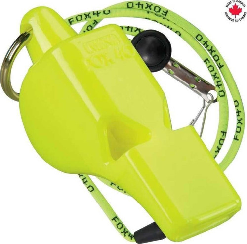 Mini Safety Neon Sari İpli Düdük 9803-1308