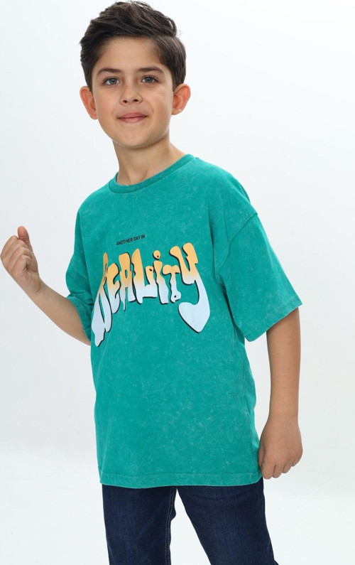 Toontoy Erkek Çocuk Reality Baskılı Tişört