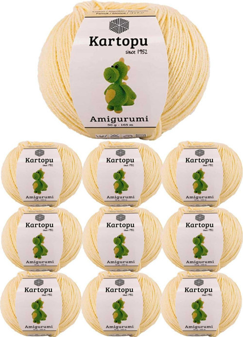 10 Adet Amigurumi El Örgü İpi 50gr 331