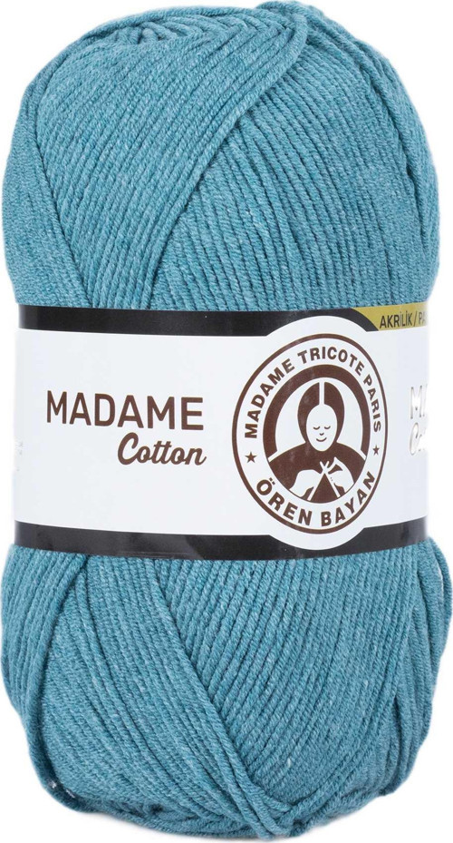 1 Adet Madame Cotton El Örgü İpi Yünü 100 gr 015 Petrol Yeşil