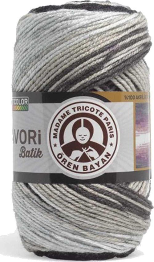 1 Adet Favori Batik El Örgü Ipliği 100 Gr 904