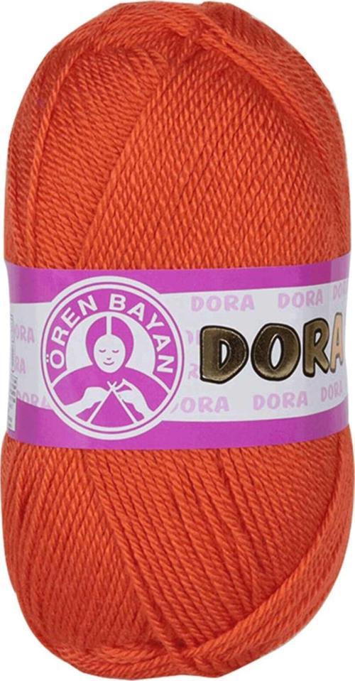 1 Adet Dora El Örgü İpi Yünü 100 gr 031 Turuncu