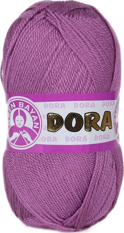1 Adet Dora El Örgü İpi Yünü 100 gr 050 Eflatun