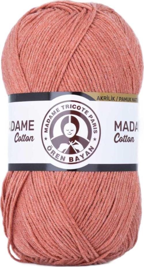 1 Adet Madame Cotton El Örgü İpi Yünü 100 gr 037 Kiremit