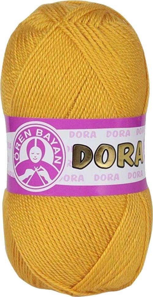 1 Adet Dora El Örgü İpi Yünü 100 gr 102 Sarı