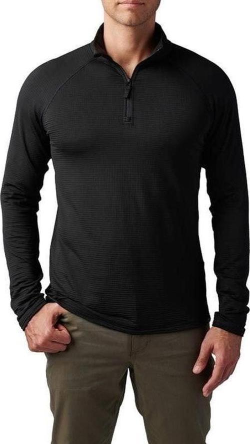 5.11 Stratos 1/4 Kısa Fermuar Sweat | Siyah S
