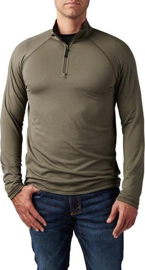 5.11 Stratos 1/4 Kısa Fermuar Sweat | Ranger Yeşil XL