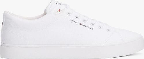 Tommy  Hilfiger Erkek Beyaz Logolu Sneaker
