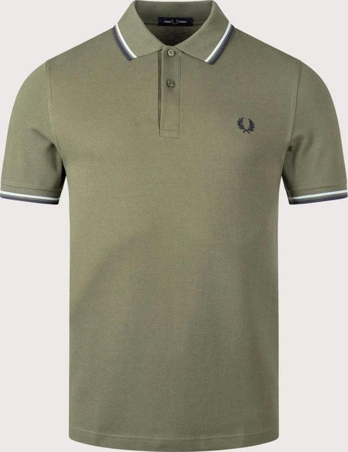 Fred Parry Erkek Yeşil Polo Yaka T-shirt