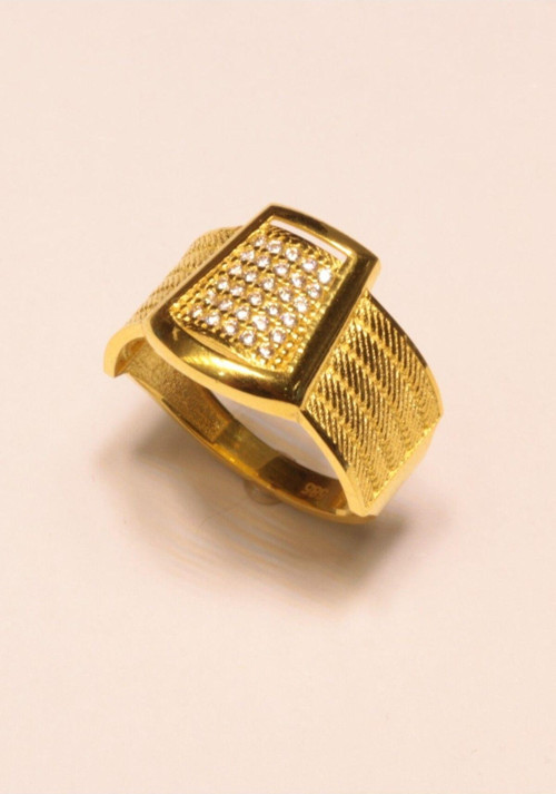 14 Ayar Altın Trabzon Hasır Yüzük