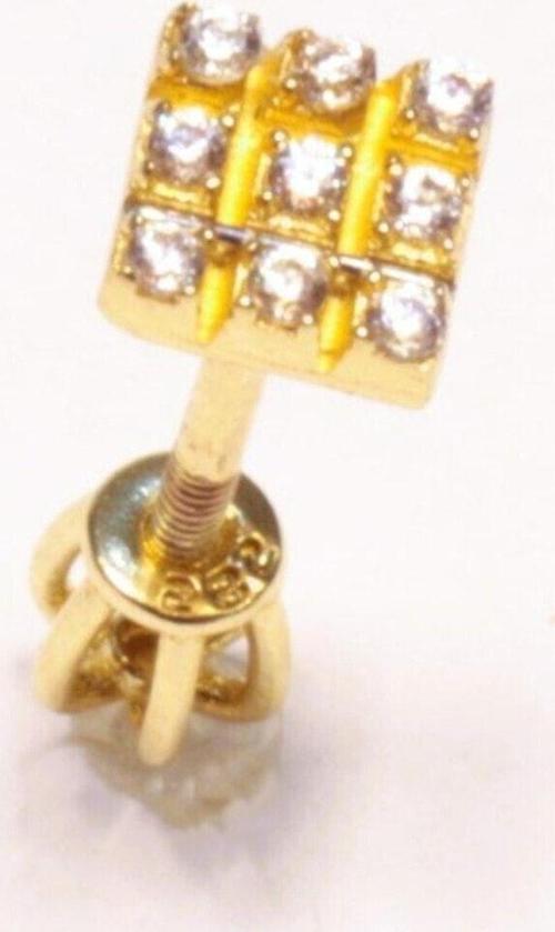 14 Ayar Altın Piercing Tragus Küpe