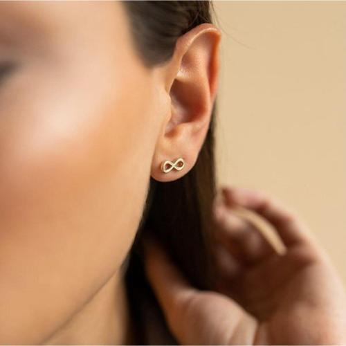 Altın Sonsuzluk Model Küpe