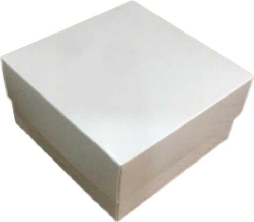 Komple Karton Kutu Düz Renk 10X10x5 CM  (25 Adet)  Beyaz