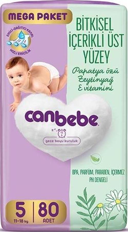 Bebek Bezi Mega Paket Junior 5 Beden (11-18kg) 80 Adet