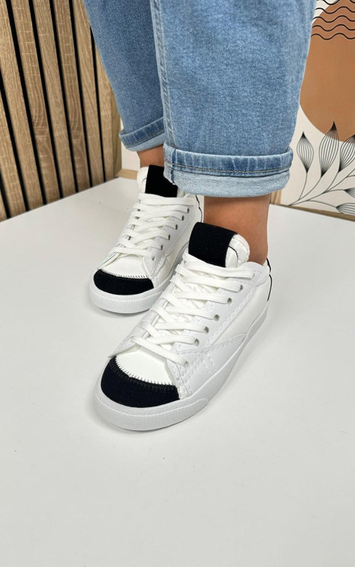Günlük Kadın Sneaker Bağcıklı Tırtıklı Taban Süet Detaylı Yürüyüş Spor Ayakkabı 07
