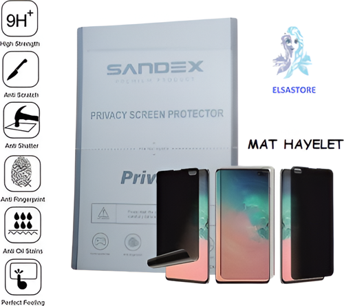 iPhone 13 PRO MAX NANO Ekran Koruyucu Esnek ULTRA İnce SANDEX - MAT HAYALET