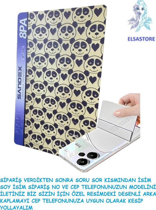 Xiaomi Desenli Arka Kaplama desen kod8