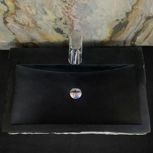 Bazalt Dışı Dalgalı Patlatma Batarya Çıkışlı Lavabo
