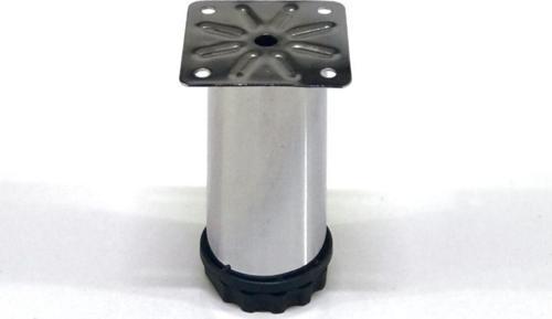 4 Adet Metal Baza Dolap Ayağı 20 Cm Krom (Vidalar Dahil)
