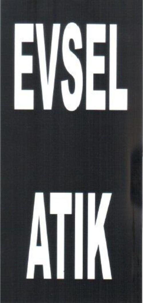 Evsel Atık Etiketi 9,5 X 21 Cm