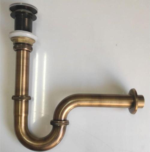 Antik Eskitme Lavabo Sifonu Takımı