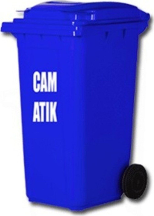 Cam Atık Konteyneri 240 Lt Tekerlekli