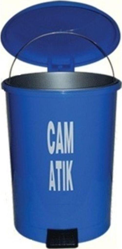Hastane Cam Atık Kovası 25 Lt Pedallı