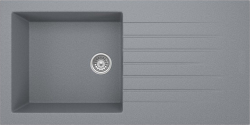 Aqua 60 P Gri 1.5 Göz Granit Eviye