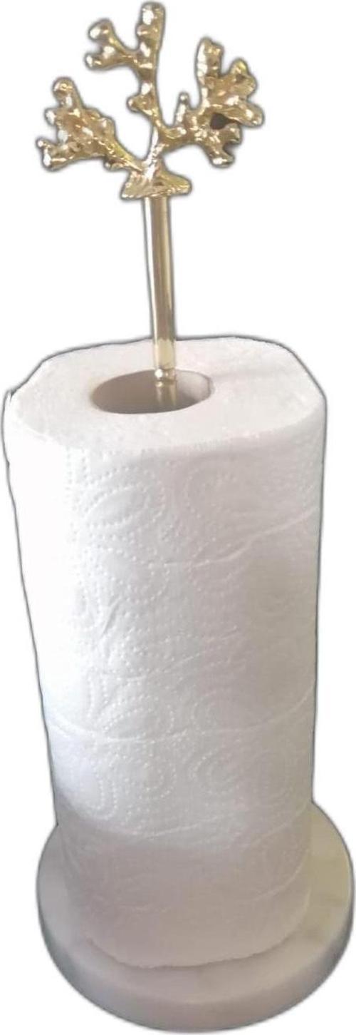 Altın Kaplama Beyaz Mermer Kağıt Havluluk