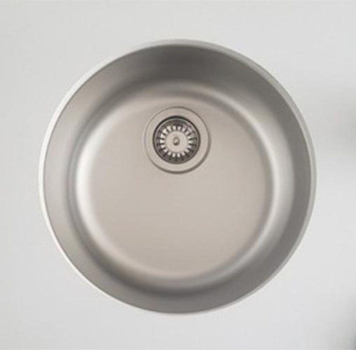Round Tezgah Mermer Altı Mutfak Evye Taşmasız Sifon Dahil