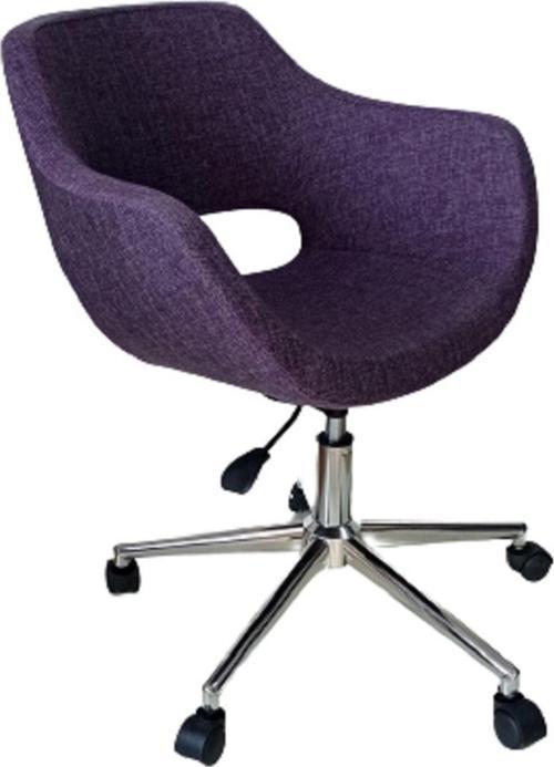 Büro Koltuğu Çalışma Sandalyesi Döküm Süngerli Krom Yıldız Ayaklı