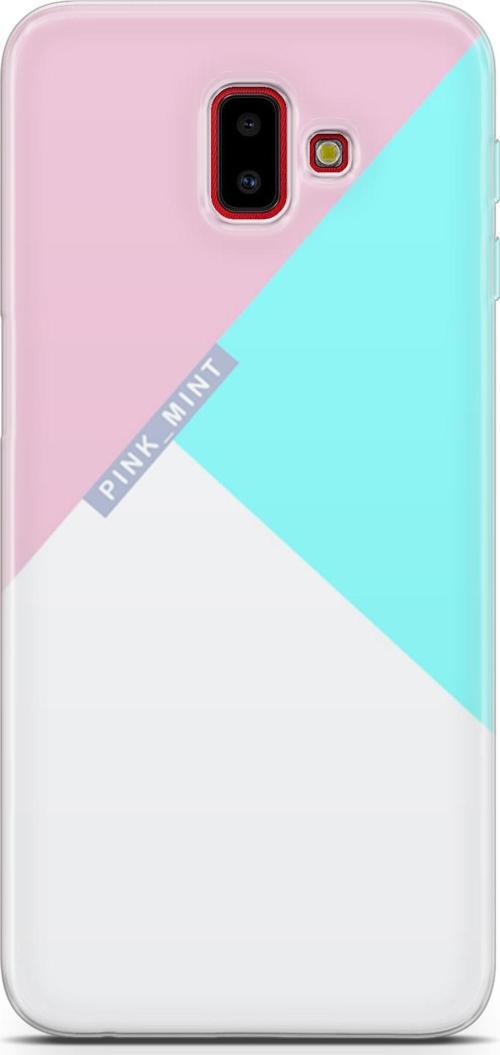 Samsung Galaxy J6 Plus Kılıf Orijinal Seri Typo 08 Pink Mint Baskılı Kılıf