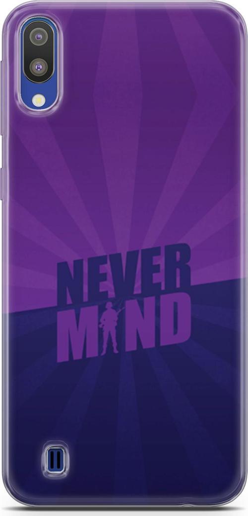 Samsung Galaxy M10 Kılıf Orijinal Seri Typo 06 Never Mind Koruyucu Kapak