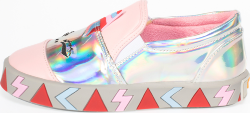 Unique Kısa Hologram Ortopedik Kız Çocuk Sneakers